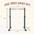 Safly Fun Gymnastics Bar for Kids 3-7 Years Old | Sturdy Steel Home Gym, Adjustable Height with Anti-Slip Base, Easy Assembly