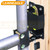 LAWNEAGLE S16100700 Small Black Two Way Gate Latch for Metal Gates, 2 Pack