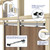 JUBEST 30"x80" Pocket Door Frame Kit with 88LBS Soft-Close Mechanism