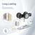 JUBEST 30"x80" Pocket Door Frame Kit with 88LBS Soft-Close Mechanism