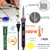 MEETDUMPL Stained Glass Kit，Stained Glass Supplies，Stained Glass Kits for Adults，with 100W Soldering Iron Kit,2mm 60/40 solder wire，Glass Cutter Tool Kit,for Stained Glass Making.(3)