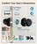 Smart Door Lock,Smart Keypad Door Knob with Lock,Bright Black