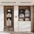 6-Shelf Hanging Closet Organizer with 3 Drawers, Separable, Medium Gray