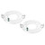PATIKIL 115mm (4.53") Universal Light Fixture Mounting Bracket Kit 2set