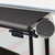 Xenjum RV Slide Out Awning Fabric Replacement, 18.5oz Heavy Duty Waterproof Vinyl, UV Resistant Slide Topper Fabric for Camper, 5th Wheel RVs, Trailer, Motorhome (140'' Fabric Only, Black)