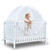 TUPI Crib Tent Safety Net to Keep Baby in,White