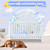 TUPI Crib Tent Safety Net to Keep Baby in,White