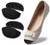 Dr.Foot Shoe Inserts for Loose Footwear, Toe Cushion for Too Big Shoes, Make Shoes Fit for Casual Sports High Heels Boots (Small: Half Size Bigger, Black)
