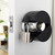 Dakekou Door Knob Lockout Device with Padlock,Cover to Disable The Doorknob, Prevents Turning of Door Knob and Access to Keyhole, Prevents Operating The Knob,Black