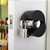 Dakekou Door Knob Lockout Device with Padlock,Cover to Disable The Doorknob, Prevents Turning of Door Knob and Access to Keyhole, Prevents Operating The Knob,Black