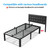 VIPSHOW 14 Inch Twin Bed Frame with Round Corners No Box Spring Needed