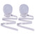ENLUNTRA Restraint Gloves - 2Pcs, Hand Protective Gloves for Dementia Child,Control Mitts Safety Hand Glove, Restraint Mitts(Small)