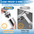 Boltigen Stainless Steel Turbo Nozzle Pressure Washer, 360° Rotating Pressure Washer Turbo Spray Tips Accessories, 3.0 GPM 1/4 Quick Connect Power Washer Attachments for Garden Car Cleaning