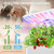 SLARY Hydroponics Growing System Mist Humidifier, 11 Pods Indoor Garden Plant Germination Kit with LED Full Spectrum Grow Light, Auto Timer, Adjustable Height Smart Hydrophonic Planter