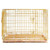 Piivos 30 Inch Dog Crates for Small Dogs, Copper Gold Wire Cage Kennel