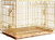 Piivos 30 Inch Dog Crates for Small Dogs, Copper Gold Wire Cage Kennel