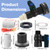 Tujoe 4 Set Rain Barrel Kit Barrel Spigot Kit 3/4 Mesh Cover with Drawstring PVC Barrel Spigot Brass Faucet Kit Bulkhead Fitting Hose Faucet Adapter Thread Seal Tape for Rain Barrel Water