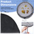 Tujoe 4 Set Rain Barrel Kit Barrel Spigot Kit 3/4 Mesh Cover with Drawstring PVC Barrel Spigot Brass Faucet Kit Bulkhead Fitting Hose Faucet Adapter Thread Seal Tape for Rain Barrel Water