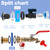 Tujoe 4 Set Rain Barrel Kit Barrel Spigot Kit 3/4 Mesh Cover with Drawstring PVC Barrel Spigot Brass Faucet Kit Bulkhead Fitting Hose Faucet Adapter Thread Seal Tape for Rain Barrel Water