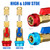 Frienda 35 Pcs R134A R1234YF R12 R22 R410 AC Schrader Valve Core Tool