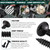 100pcs #4 x 3/8" Black 304 SS Phillips Truss Head Sheet Metal Screws + Bit
