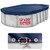 12x20 ft Oval Winter Pool Cover for Above Ground Pools, Navy Blue, Resistant