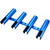 Marinebaby Fishing Boat Rod Holder Aluminum,4 Link Tube Aluminum Rod Rack, Suit Boats & Yacht