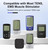 NURSAL TENS Unit Replacement Pads 20 Pcs, Upgraded Self-Stick, 2"x2"