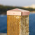 Tandefio 2 Pcs 6''x 6'' Solid Copper Post Caps with Screws