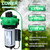 Dreyoo Water Diaphragm Pump, 115V AC, 5.5 GPM, 60 PSI Rated Pressure, 1/2" Threaded MNPT Self Priming Diaphragm Pressure Pump with Pressure Switch for Home, RV, Garden Agricultural Irrigation (Green)