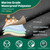 Smikodo Kayak Cover 10 ft 600D Tear Resistant Trailerable Kayak Covers for Outdoor Storage, Waterproof & UV-Proof Heavy Duty Canoe Cover for Indoor/Outdoor Storage(Grey) Fit 12 13ft Kayak Storage
