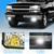 LED Fog Lights Compatible With 2000 2001 2002 2003 2004 2005 2006 GMC Yukon Pickup Truck / 1999 2000 2001 2002 GMC Sierra, A Pair Of Fog Lamps With Housing And Clear Lens