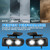 LED Fog Lights Compatible With 2000 2001 2002 2003 2004 2005 2006 GMC Yukon Pickup Truck / 1999 2000 2001 2002 GMC Sierra, A Pair Of Fog Lamps With Housing And Clear Lens
