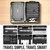 Voyaj Hanging Suitcase Organizer for Travel - Carry on Closet Suitcase, Hanging Luggage Organizers, Travel Organizer - Easily Fits Carry On Luggage for Wrinkle Free Packing, Black