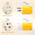 Suplevel NEMA 6-20P Replacement Plug and 6-20R Replacement Connector 5 Set