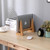 Nuvograin Wooden Vertical Laptop Stand for Desk, Bamboo Laptop Holder Compatible with MacBook Air Pro/Dell XPS/Surface Pro/HP/Pixelbook/Lenovo, More 13-15.6 Inch Laptops