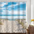 Beach Coastal Ocean Shower Curtain Set Seaside Seashore Sea Bathroom Decor