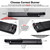 Adviace Grill Parts for Jenn-Air 720-0062-LP 720-0164 720-0165 720-0061-LP 720-0163 720-0099-NG, 4 Pack Cast Iron Burners Replacement for Jennair Jenn Air 720-0062 Gas Grill Models