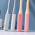 OWIIZI Toe Cleaning Brush 15.7" Foot Scrubber in Shower with Long Handle Silicone Gap Brush Between Toes Cleaner Soft Feet Care Scrub for Seniors,Elderly, Men and Women- 2Pack