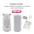 Genie Garage Door Opener Wireless Keyless Keypad - Safe & Secure Access - Compatible with All Genie Intellicode Garage Door Openers - Easy Entry into the Garage With a PIN - Model GK-R, White