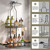 Skyapex Shower Caddy Hanging Over Shower Head, Adjustable, Black