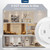 Amico Recessed Lighting 5/6 Inch, 12 Pack 5CCT Flat LED Can Lights, White
