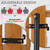 TPHUC Patio Umbrella Holder Deck Railing Mount Heavy Duty Clamp Black-Set 2