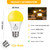 EvaStary Dusk to Dawn LED Yellow Bug Light Bulb Outdoor, 6W(40W Equivalent)
