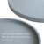 Gurfuy Round Ottoman Table Tray Round-24 - Rustic Wooden Serving Tray for Farmhouse Decorative Oversized Coffee Table Trays Living Room Kitchen Counter Breakfast Grey