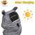 Owlsome Solar Owl with Colored Flashing Eyes, Rotating Head, Hoot Sound, Motion Detector and Silent Mode, Plastic Owl Garden Sculpture, Garden Decoration