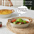 ONEMORE Oval Ceramic Au Gratin Baking Dishes Set of 4 with Brown Rim, 20 oz