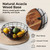 WILDMOS Fruit Basket,black Wire Basket with Acacia Wood Base,large Fruit Bowl for Countertop,black Baskets for Fruits, Breads, Vegetables Storage. (10-inch)