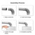 MIZUDO 3"OD Vent Pipe Kit for Tankless Water Heater Gas,304 Stainless Steel