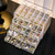 SPAKOWN Earring Organizer 5 Drawers Acrylic Jewelry Holder Organizer Clear